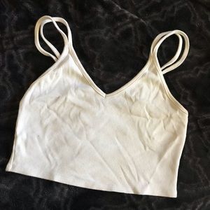 UO Kimchi Blue Ribbed Crop Top